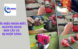 Máy cắt cỏ bị ngộp xăng: dấu hiệu nhận biết, nguyên nhân và cách giải quyết