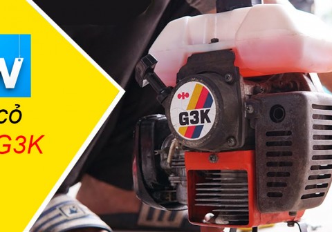 Review máy cắt cỏ Komatsu G3K - hàng Nhật bãi chất lượng cao
