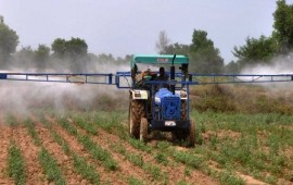 Chế tạo băng ghế dự bị phun thuốc trừ sâu siêu âm