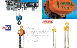 Các nhà sản xuất palang xích điện nổi tiếng hiện nay
