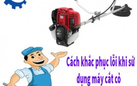 Những lỗi thường gặp ở máy cắt cỏ và cách giải quyết