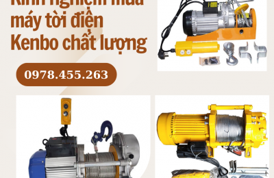 Kinh nghiệm mua máy tời điện Kenbo chất lượng