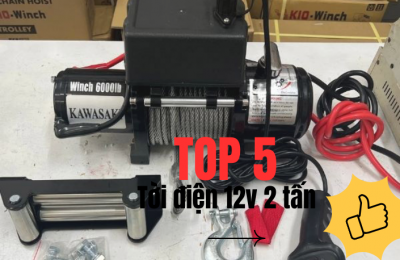 Top 5 tời điện 12V 2 tấn tốt nên mua
